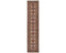 12 Feet Beige Kazak Afghan Hand Knotted Wool Runner Rug